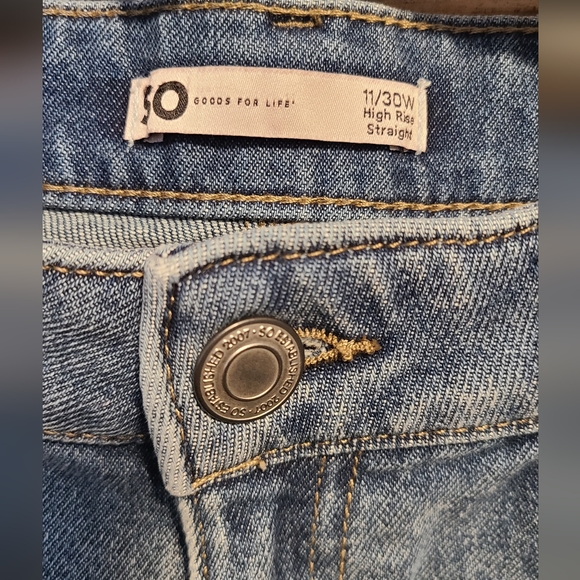 NWT! SO Straight High Rise Jean's Sz 11/30W - Picture 3 of 4